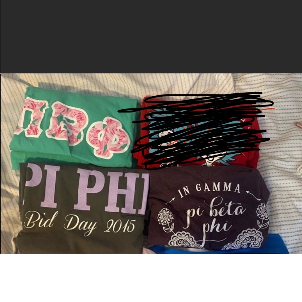 Pi Beta Phi Bundle 3 Shirt Bundle - image 1